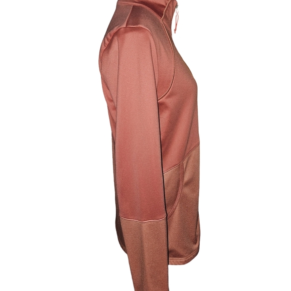 The North Face Womens Light Coral Pink Cinder 100 Full Zip Jacket Size Large - Picture 3 of 15